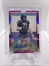 2019 Leaf Metal All American Bowl Andrew Kristofic Auto /6