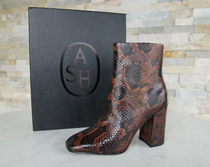 ASH Gr 40 Stiefeletten Booties Jade Schuhe Schlange Python neu ehem UVP 265 € - Bild 1 von 7