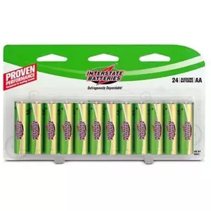 Interstate Batteries DRY0190 Alkaline Battery AA - 24 Count - Picture 1 of 1