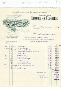Dépt 49 - Saumur - Belle Entête d'une Distillerie Modèle n° 2 du 15/11/1924 - Picture 1 of 1
