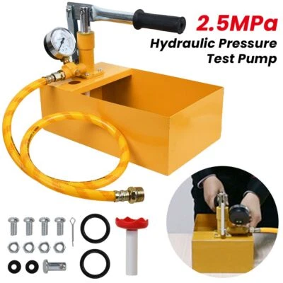 Befüllpumpe 25bar Handpumpe Prüfpumpe Testpumpe Heizung Wasser Pumpe Solar DHL - Bild 1 von 4