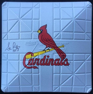 STEPHEN PISCOTTY SIGNED FULL SIZE ST LOUIS CARDINALS BASE STANFORD COA J1 - Picture 1 of 1