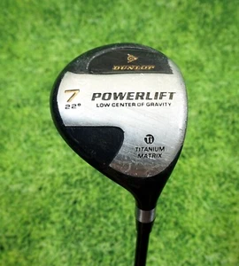 Dunlop powerlift 7 wood 22° low center gravity RH graphite shaft golf club - Picture 1 of 8