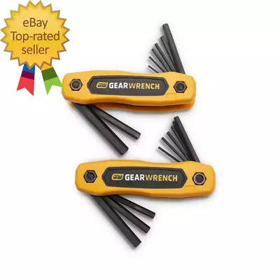 SAE & Metric Folding Hex Key Set (17-Piece) - Image 1 of 4