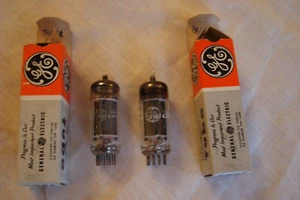 TUBOS GE, 6FQ7/6GC7 PAR EMPAREJADO Y EQUILIBRADO, EN CAJA NUEVO STOCK ANTIGUO, EN MUY BUENA CONDICIÓN - Imagen 1 de 9
