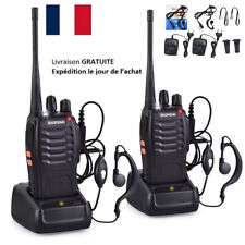 Talkie walkie BF-888S 2PCS UHF 400-470MHZ Radio bidirectionnelle 16CH 5W