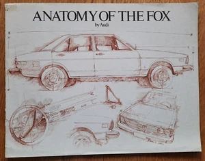 1977 AUDI FOX car sales brochure from USA. Audi 80 catalogue prospekt - Picture 1 of 6
