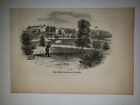 Battle of Concord Grounds 1860 HW Sketch Print RARE!