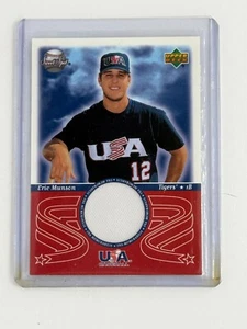 ERIC MUNSON 2002 Upper Deck Sweet Spot USA Baseball Jersey Relic USA-EM - Picture 1 of 2
