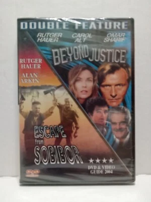 Beyond Justice / Escape from Sobibor NEW SEALED DVD DOUBLE FEATURE - Image 1 of 2