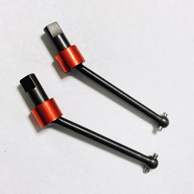 2pcs Hardened CVD Alloy Universal Joint for 1/18 LaTrax Teton RC Car Upgrade - Image 1 of 4