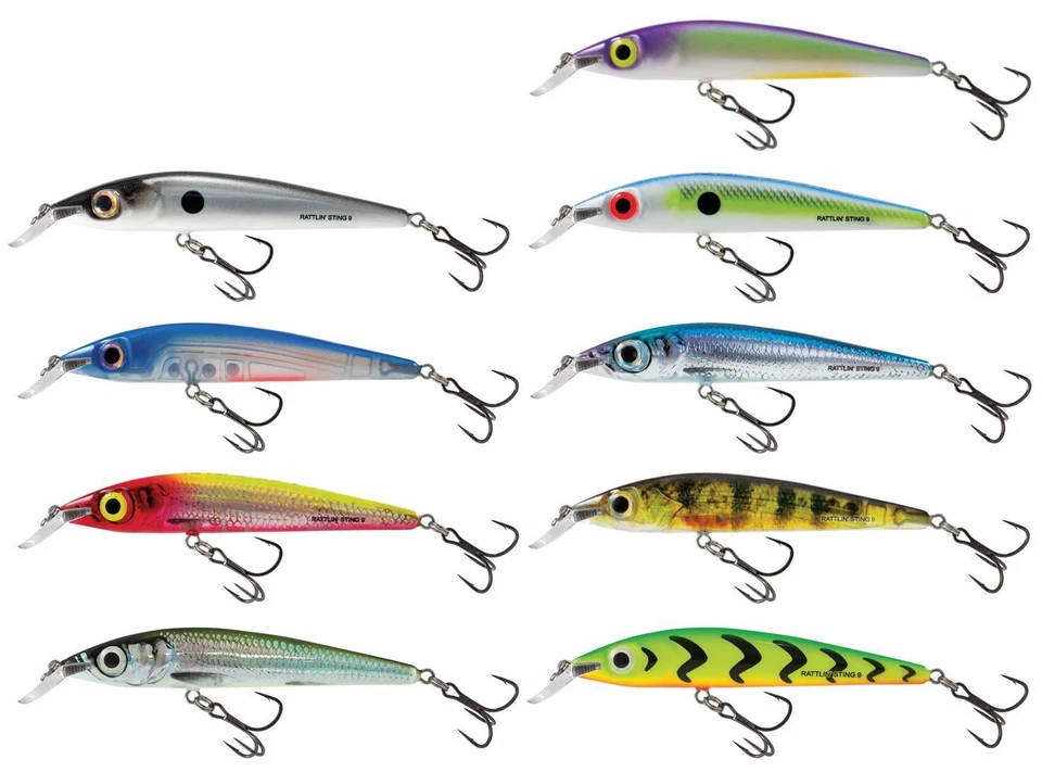 Salmo Rattlin Sting Suspending 9cm 11g - Wobbler, Barschwobbler, Raubfischköder - Bild 1 von 1