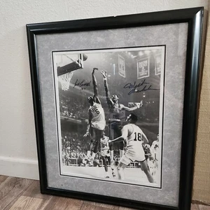 Bill Russell & Wilt Chamberlain Signed 16x20 Framed Photo - COA Field of Dreams - Picture 1 of 8