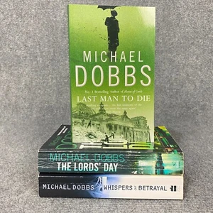Michael Dobbs 3 x Thriller Paperback Book Bundle Historical Chilling Heroes - Picture 1 of 17