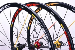Juego de ruedas de bicicleta de carretera 700C llanta de aluminio sello recto rueda de 30 mm cósmica - Imagen 1 de 12