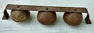 Vintage Buggy Schlitten Glocken 10 3/4" Weihnachten Tür Glockenspiel - Bild 1 von 4