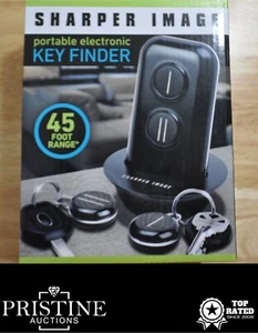 Sharper Image tragbarer elektronischer Schlüsselfinder Ortungsgerät 2 Schlüsselanhänger wie AirTags - neu - Bild 1 von 2