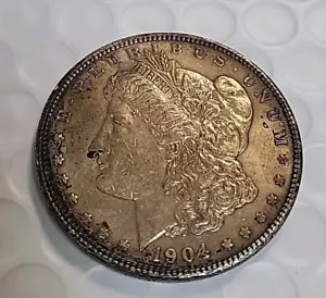 AU+ 1904 Morgan Silber Dollar Münze SA85 - Bild 1 von 2