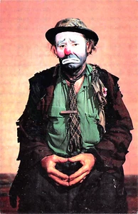 TARJETA POSTAL PAYASO CIRCO H933, EMMETT KELLY - Imagen 1 de 2