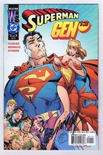 Superman Gen 13 #1 Variant VF/NM Signed w/COA J. Scott Campbell 2000 DC/Wildstrm