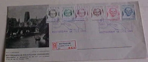 NETHERLANDS FDC1946 OCT 24 PRE GOVT. CACHET SCARCE - Picture 1 of 1