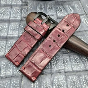 26mm/26mm Exotisches Leder Uhrenarmband Maßanfertigung Vintage Minimalist Design - Bild 1 von 11