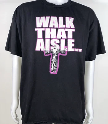 Ric Flair T-Shirt Walk That Aisle WWE Wrestling Authentic Double-Sided Size XXL - Image 1 of 4
