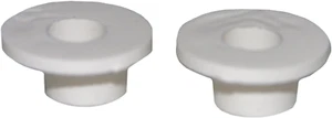 14-1081 Plastic Self Aligning Toilet Seat Hinge Washers, White - Picture 1 of 1