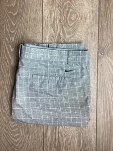 Pantalones cortos de golf Nike grises a cuadros bolsillos activos Dri-fit Tour Performance - Imagen 1 de 5