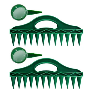 Seeder Planter Tool 4 Pcs Adjustable Garden Seeder Seeding Puncher Soil Digger - Picture 1 of 12