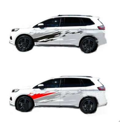 Kit de pegatinas gráficas de vinilo a rayas de coche para Ford Edge Sport calcomanías de puerta lateral Foto 1 de 4