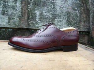 ZAPATOS CHURCH’S BROGUES VINTAGE CUERO MARRÓN UK10 PARA HOMBRE CANTERBURY EXCELENTE ESTADO - Imagen 1 de 9