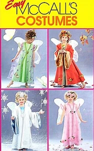 WOW! MÄDCHEN A-LINIE FEE KLEID ROBE FLÜGEL KOSTÜM SCHNITTMUSTER 2-5 McCalls 5152 - Bild 1 von 3