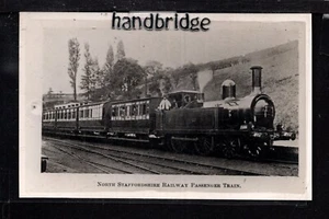 North Staffordshire Railway Passenger Train - real photographic postcard - Imagen 1 de 1