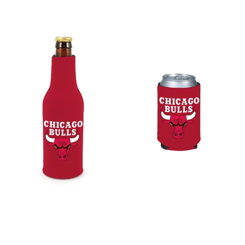 Kolder Bundle - 2 Items: Chicago Bulls Bottle Cooler Suit and Kolder Kaddy Can Cover