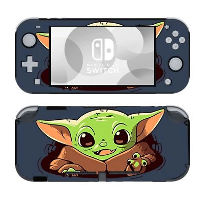 THE STICKER STUDIO LTD BABY YODA STAR WARS NINTENDO SWITCH LITE STICKERS VINYL DECAL SKIN COVER NL29