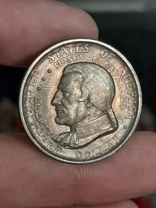 1936 Cleveland Commemorative Silver Half Dollar BU (Dark Toning) #1 - Picture 1 of 7