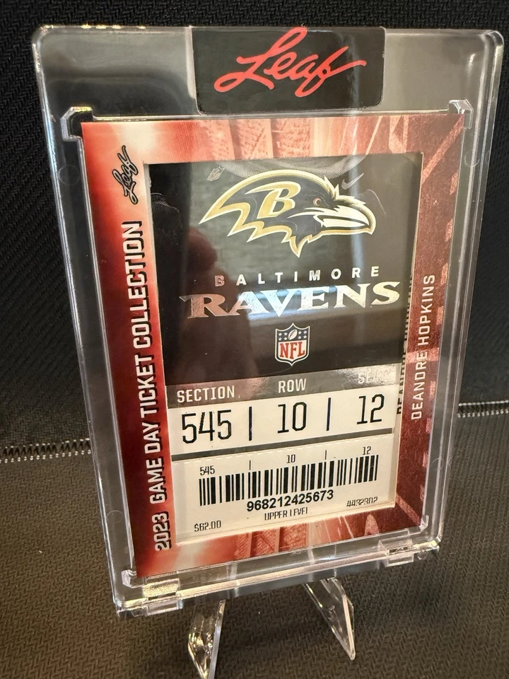 2023 Leaf Game Day Ticket Collection Deandre Hopkins #TC-19 - Image 1 of 2