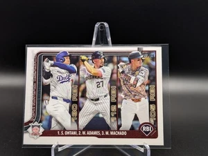 2025 Topps Series One SHOHEI OHTANI MANNY MACHADO #86 NL RBI Leaders - Bild 1 von 2
