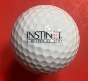 PALLA DA GOLF INSTINET A REUTER COMPANY RARA VINTAGE BLOOMINGTON - Foto 1 di 4