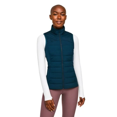 LULULEMON Down For It All Vest in Night Diver Blue insulated athletic gorpcore - Image 1 of 4