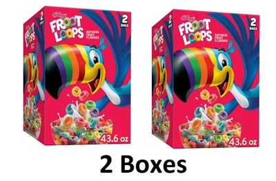 Froot Loops Breakfast Cereal 43.6 oz. 2 Boxes 4 Bags Total - Image 1 of 4