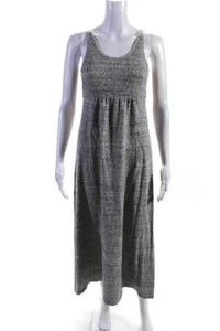 Theory Womens Cotton Knit Sleeveless Mid-Calf Tank Dress Heather Gray Size PP - Picture 1 of 6