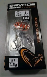 SAVAGE GEAR ROTEX Spinner Naranja Plata 5.5g Talla 1 ENVÍO GRATUITO  - Imagen 1 de 2