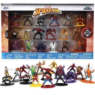 Marvel Spider-Man Nano MetalFigs Mini-Figura Onda 8 Paquete de 18 Foto 1 de 4