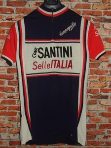 EROICA MAGLIA SHIRT BICI CICLISMO VINTAGE 70'S SANTINI SELLE ITALIA 80% LANA - Imagen 1 de 3