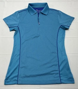 PETER MILLAR Women's XS - UPF 50+ Sun Protection 1/4 Zip Pullover Blue - Picture 1 of 8