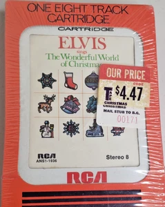 RCA Elvis Presley Wonderful World of Christmas 8 Track Cassette Tape ~NIP - Picture 1 of 4