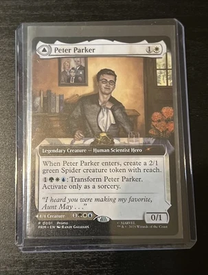 NYCC 2025 exclusive Magic The Gathering x Peter Parker Amazing Spider-man PROMO - Image 1 of 2