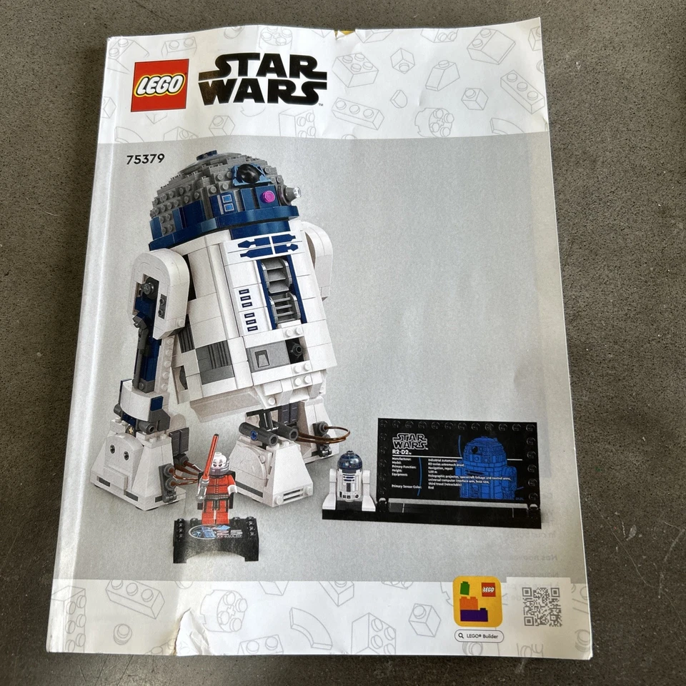 Lego Star Wars #75379, R2-D2 - Instruction Manual ONLY - Image 1 of 4